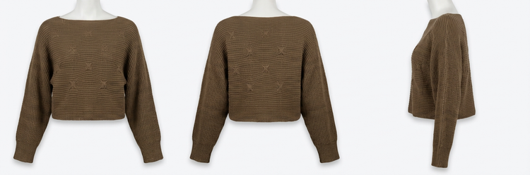 نیمتنه زنانه بافت کنفی قهوهای – استایل روزمره